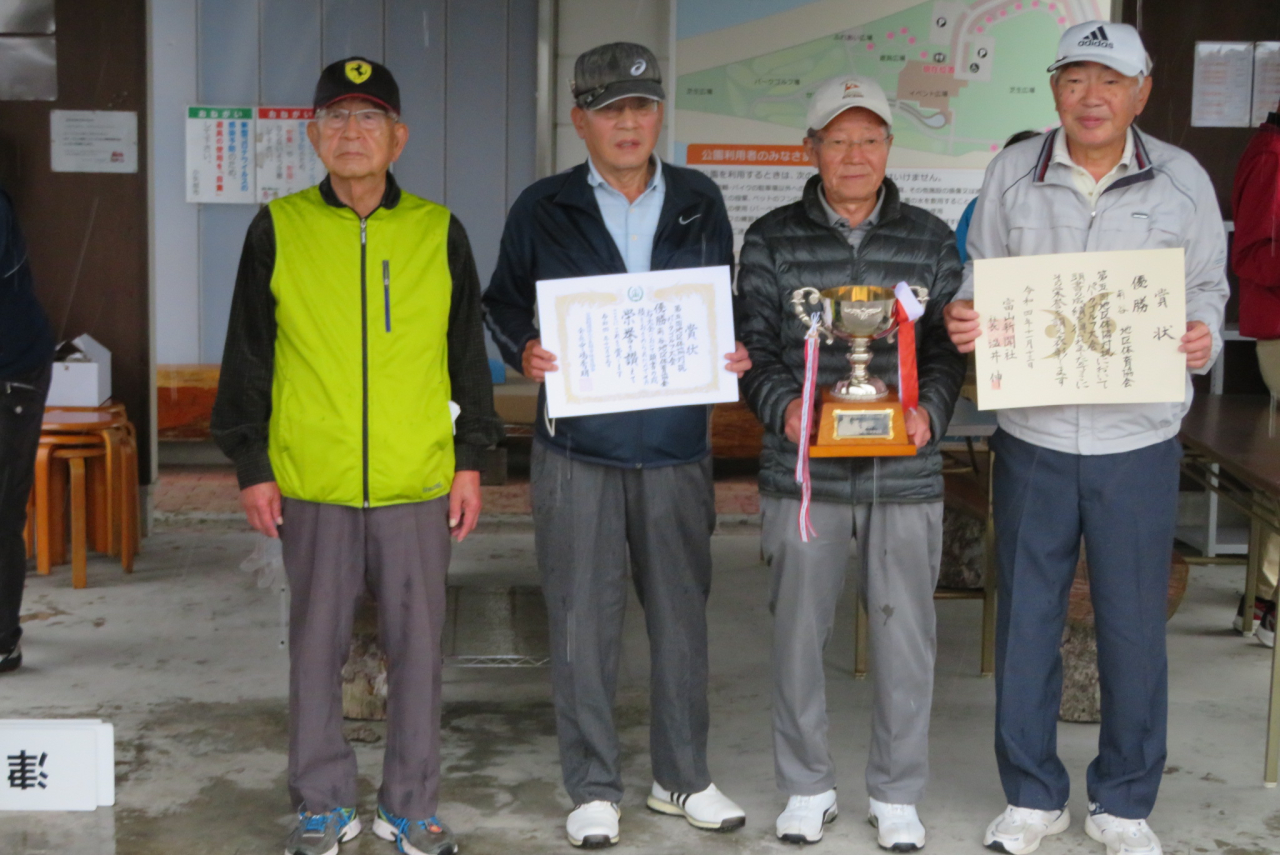 第５回地区対抗パークゴルフ大会～南谷体協が優勝